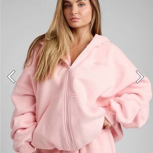 Women's Pink Hoodie Jacket